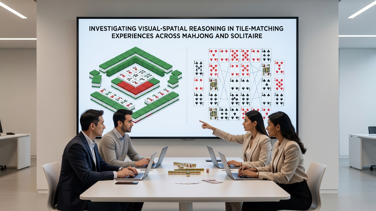 Solitaire tableau on a web browser illustrating cascading card piles and spatial sequencing challenges